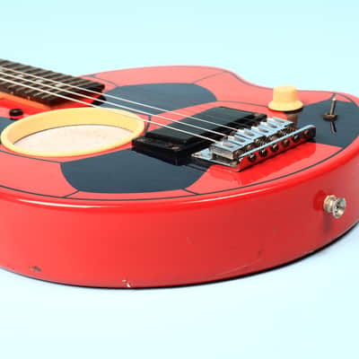 Aria Goal-iii Soccer Ball Red Electric "Football" Built In Speaker Guitar image 10
