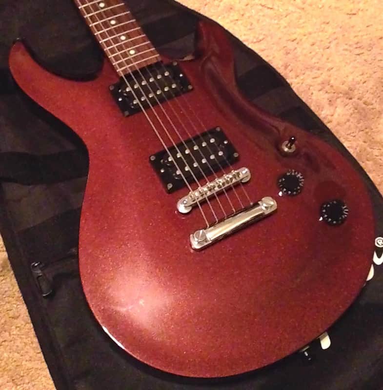 Cort M200 Metallic Copper Electric Guitar & Gig Bag image 1