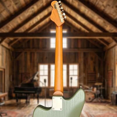 Veritas Riverton 2025, Olive Green Open Grain Satin image 7
