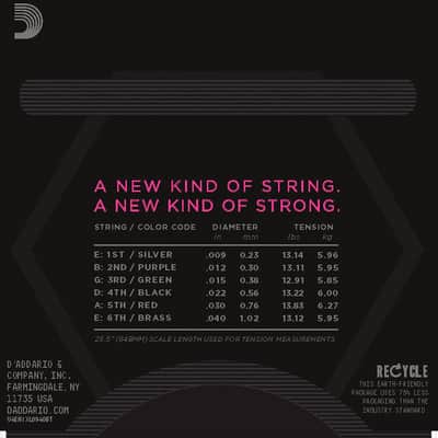 NYXL0940BT 09/40 Balanced Tension Super Light D'Addario image 3