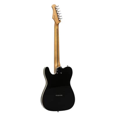 Stagg SET-STD BLK T Series Solid Paulownia Body Maple Neck 6-String Electric Guitar image 2