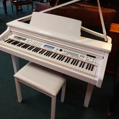Viscount Maestro Digital Grand Piano 1990's High Gloss White image 1