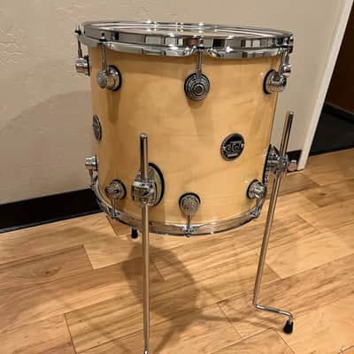 DW Performance Series 12x14 Floor Tom in Natural Gloss Lacquer image 2