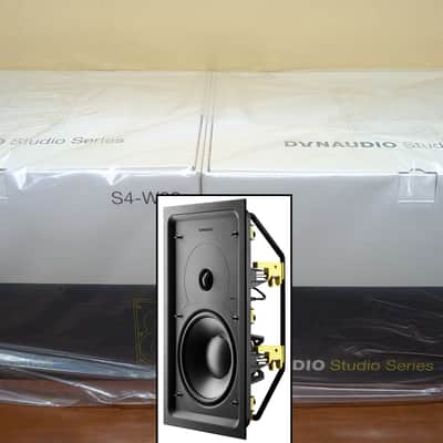 Dynaudio Studio Series S4-W80 In-Wall Speakers (Pair) Original Box image 1