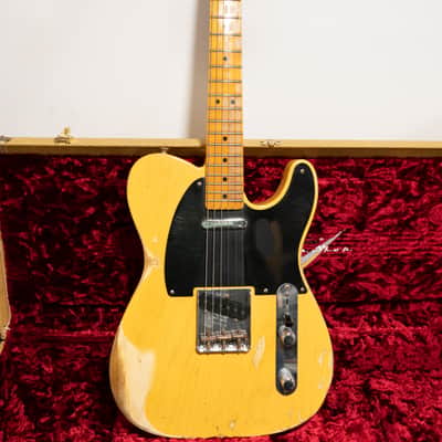 Fender Custom Shop Limited Edition 70th Anniversary Broadcaster Heavy Relic 2020 - Aged Nocaster Blonde image 2