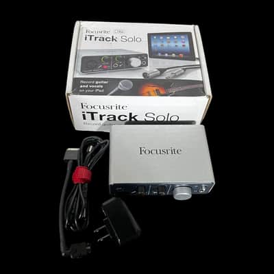 Focusrite iTrack Solo USB Audio Interface (for iPad) 2012 - Present - Silver X13291 image 1