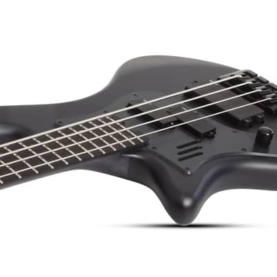 Schecter Stiletto-4 Stealth Pro EX LH Satin Black image 3