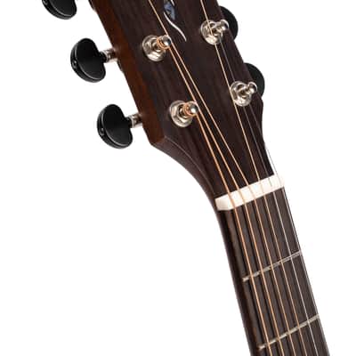 Cort COREOCOTPB Core Series Spruce Acoustic Electric Guitar. Open Pore Trans Black w/ Fishman image 3