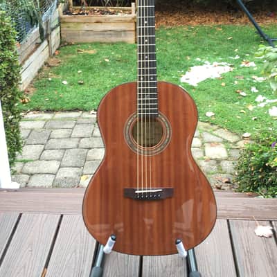 Zager Acoustic-Electric "Parlor" (Truly a 12-Fret 00-000 Size) 2020 Mahogany image 1