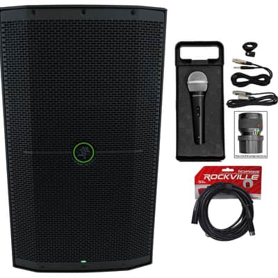 Mackie Thump212XT 12" 1400 Watt Enhanced Powered DJ PA Speaker+Microphone+Cable image 1