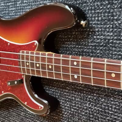 1968 Fender Precision Bass with Rosewood Fretboard - Sunburst - Refinish image 10