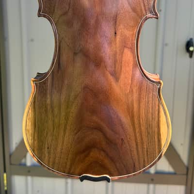 Black Walnut! Brad ROBINSON 5-String Violin 4/4 Bluegrass Dream Fiddle *PowerHouse Monster! image 15