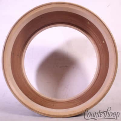*Keller 12x8" 6-Ply African Mahogany Drum Shell 10Ply Re-Rings - Leedy Lug Holes image 5
