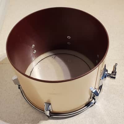 VTG 1970 PEARL 14"x10" Gold Satin "Phenolic" Power Tom Drum  - Gorgeous Clean A+ image 8