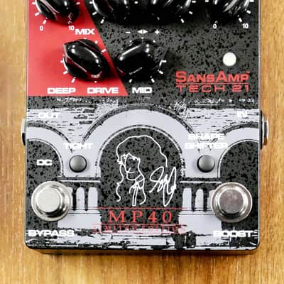 Autographed by Geddy!!!Tech 21 MP40 Limited Edition Geddy Lee Signature SansAmp Bass Drive image 3