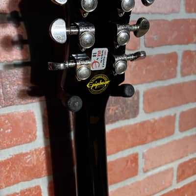 Epiphone Les Paul Custom Pro silver burst! With hardcase image 7