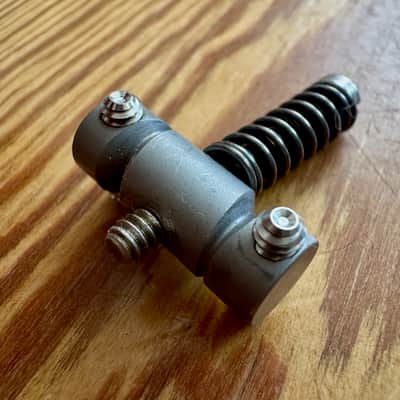 KMS TV Rails Compensated Tele Saddles, Steel, Aged image 5
