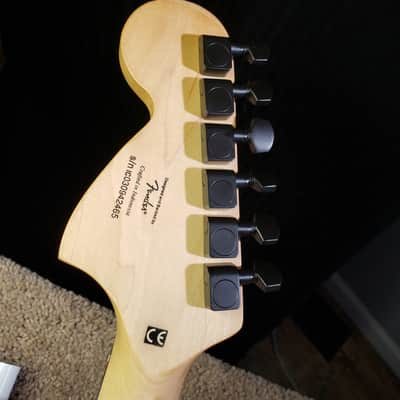 2003 Black Squire SSS Stratocaster, Fully Restored/Upgraded with Hardshell Case image 7