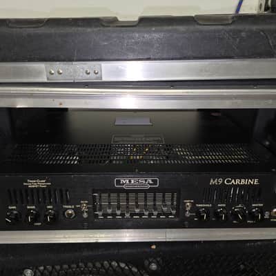 MESA BOOGIE M9 Carbine 900-Watt Rackmount BASS AMP HEAD + SKB Rack Case image 1