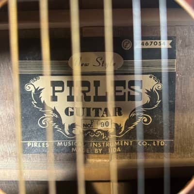 PIRLES FG-90 Vintage Acoustic Guitar w/ Case Made in Japan at IIDA