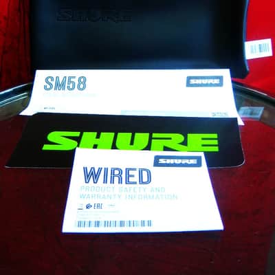 2026 Shure SM58 Handheld Cardioid Dynamic Microphone Low Z NOS w accessories # 1 image 7
