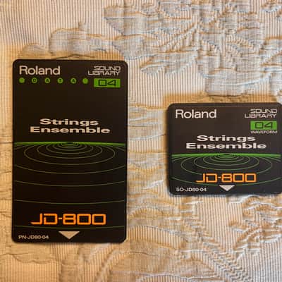 Roland JD800 String Ensemble PN-JD80-04 and SO-JD80-04 Expansion Cards image 1