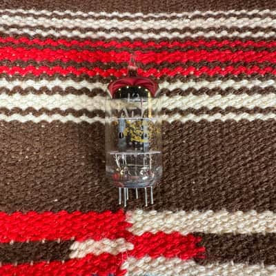 Vintage Amperex by GE 12AT7 Preamp Tube ECC81 Valve Made In USA #180 image 1