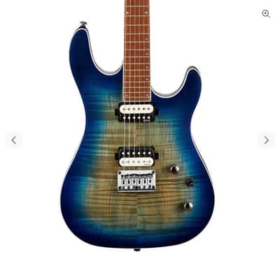 Cort KX Series 6-String Open Pore Cobalt Burst image 5