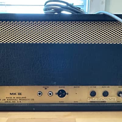 Marshall JMP 1987 MK II 2-Channel 50-Watt Guitar Amp Head 1975 - 1981 - Black image 8