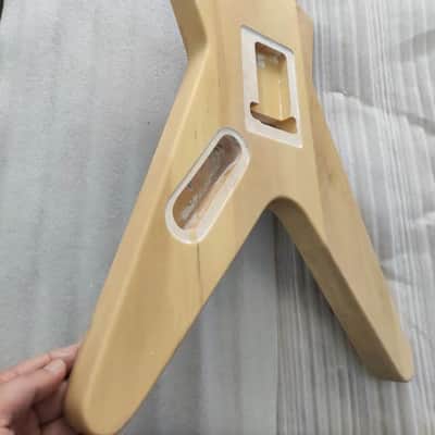 Army Green Basswood Guitar HH Body DIY Project image 2