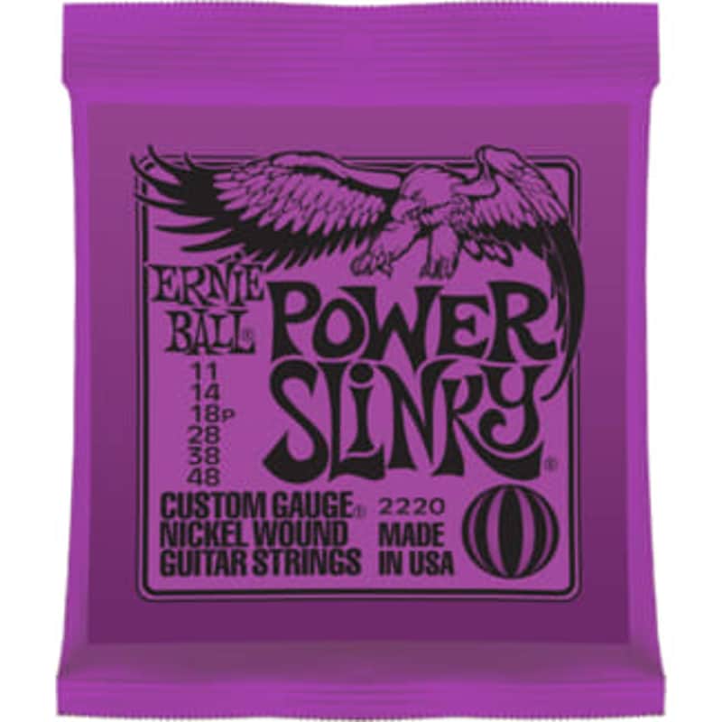 Ernie Ball Power Slinky 2220 Nickel Wound Set, .011 - .048 image 1