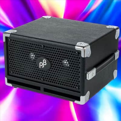 Phil Jones C2 Compact 2 200-Watt 2x5" Bass Speaker Cabinet 2020s - Black image 3