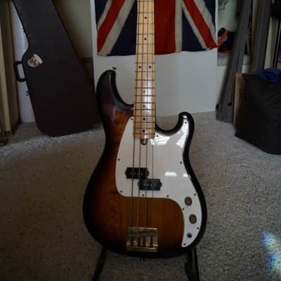 Ibanez Blazer Bass Series Custom Made 1982 Brown Sunburst image 2