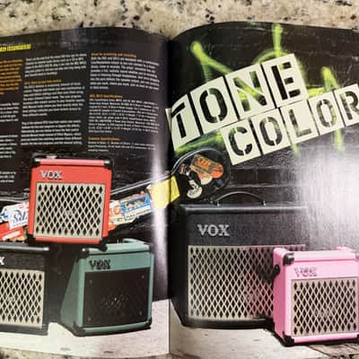 Vox Catalog 2006 AC15 AC 30 Custom Classic Wah Valvetronix Pedals image 9