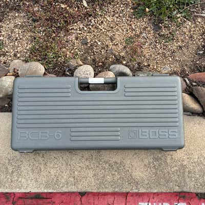 Boss BCB-6 Pedalboard/Case 1982 - 1997 - Gray vintage electric guitar pedal case image 1