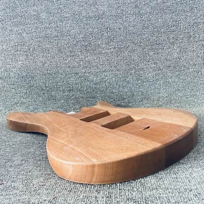 Mahogany Wood 4 String Electric Bass DIY Project Body image 6