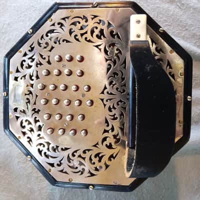 7838 - Dark Mahogany Wheatstone "Aeola" McCann DUET Concertina Treble M 55 image 4