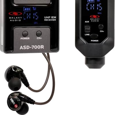 Galaxy Audio ASD-700 Wireless In-Ear Monitor System, B6 Band image 7