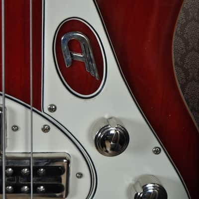 Duesenberg D-Bass Red 5 String Electric Bass With Custom Hardcase image 5