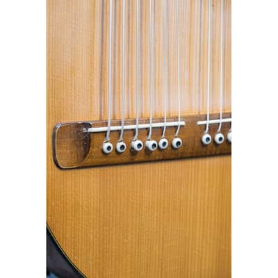 1943 Levin Model 102 12-string Bass Lute natural image 8