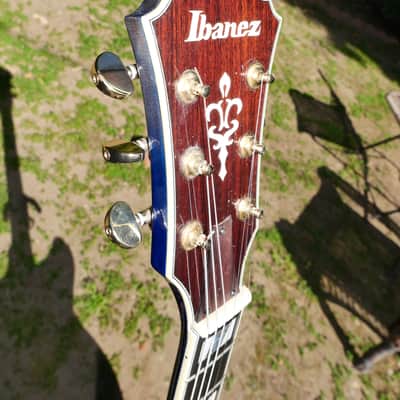 Ibanez AS153 - Jet Blue Burst - RARE image 7