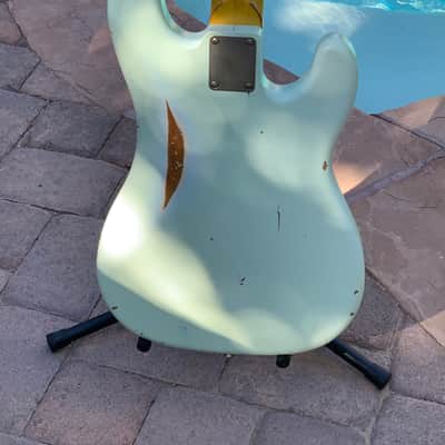 Nash Left Handed Pbass 2018 Sonic Blue image 4