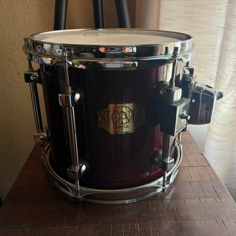 Premier Signia Cherrywood 10" x 9” Maple Drum Tom image 1