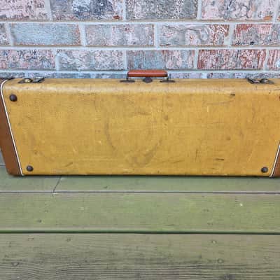 Vintage 1957 Fender Studio Deluxe Six Lap Steel Guitar w/ Original Tweed Hardshell Case, Legs! image 17