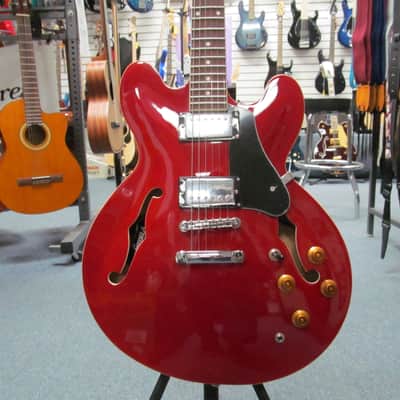 Vintage VSA500CR VSA500 Semi-Hollow Guitar, Wilkinson Pickups, Cherry Red *FREE SHIPPING!! image 1