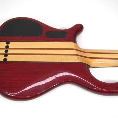 1976 USA Custom Made Electric Bass American Flag Model Red White & Blue Stars & Stripes Inlay wOHSC image 12