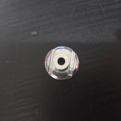 Fender Chrome Round Bass String Tree, Aged image 6