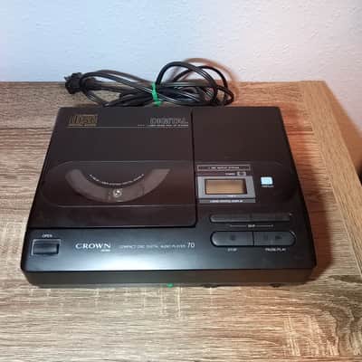 Vintage 1988 Crown Japan Compact Disc Player CD-70 CD Player | Reverb