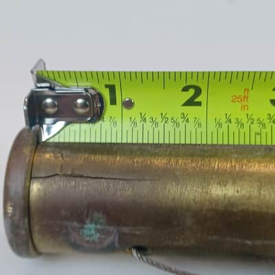 Musser M665B Brass Tube F# 52"x1.5"Symphonic Chime Tubular Bell *Cracked*-Parts image 9