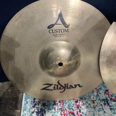 Zildjian - 14" A Custom Rezo Hi-Hats Pair, 974g 1258g 2015 image 2